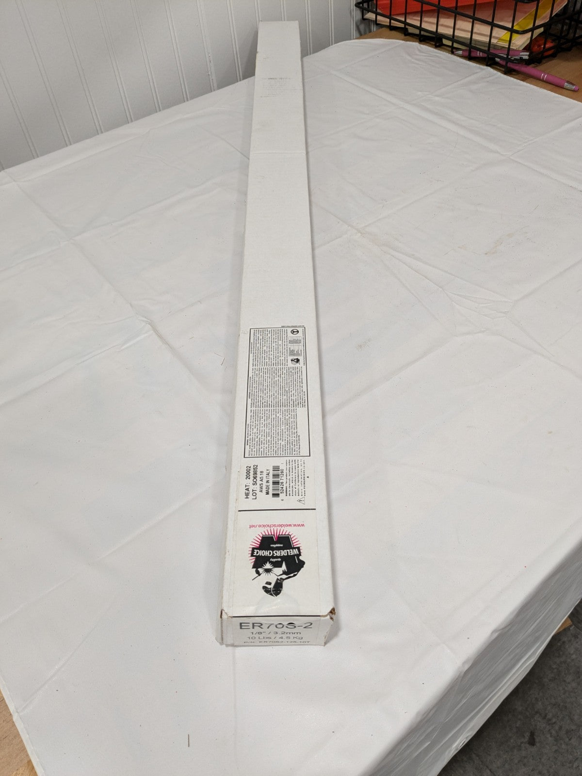 WELDER'S CHOICE Brazing Alloy: Carbon Steel, 1/8" Dia, 36" Long, 10 LBS ER70S2