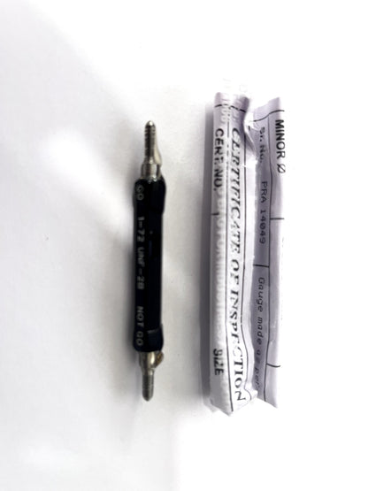 SPI Plug Thread Gage: #1-72 Thread, 2B Class, Double End, Go & No Go  34-341-8