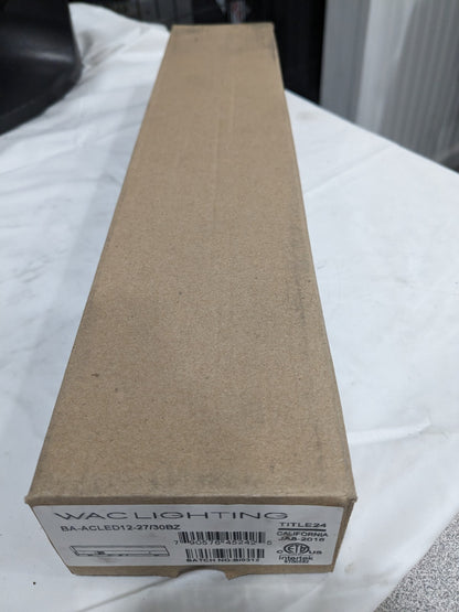 WAC Lighting Duo 12 Inch LED Light Bar with 2700K/300K Bronze BA-ACLED12-27/30BZ