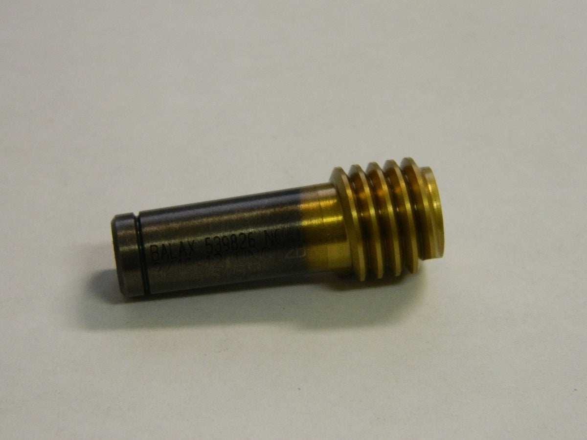 Balax  NO GO Gage 9/16-12 UNC 2B Taperlock Thread Plug 539826