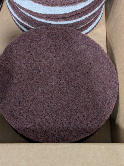 3M Hook &amp; Loop Disc: 5" Dia, Non-Woven, Aluminum Oxide Box of 35 710013