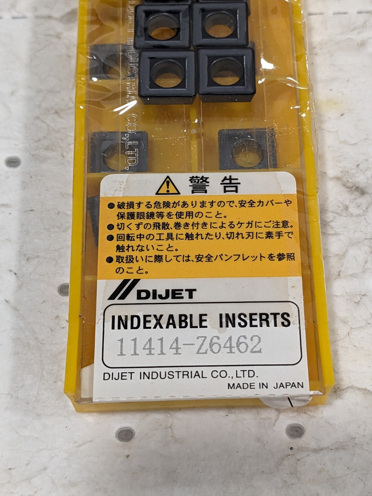 Dijet Carbide Milling Inserts IM-SP32GS JC5030 QTY 16 11414-Z6462