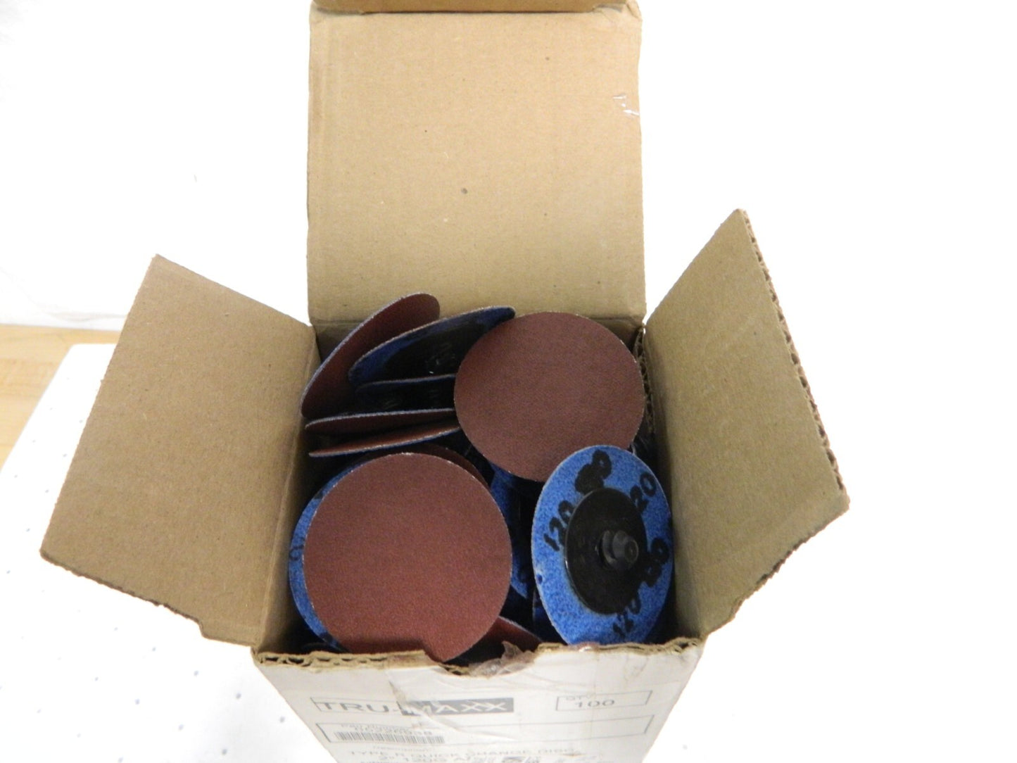 Tru-Maxx 2" 120 Grit Aluminum Oxide Quick Change Disc approx 100 ct. 65226938