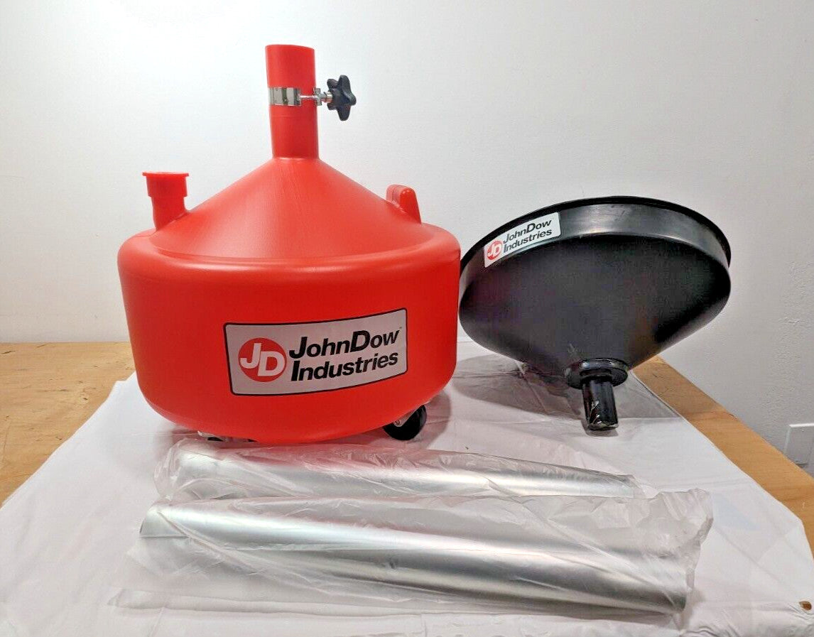 JohnDow Industries 8-Gallon Economy Portable Poly Oil Drain JDI-8DCP