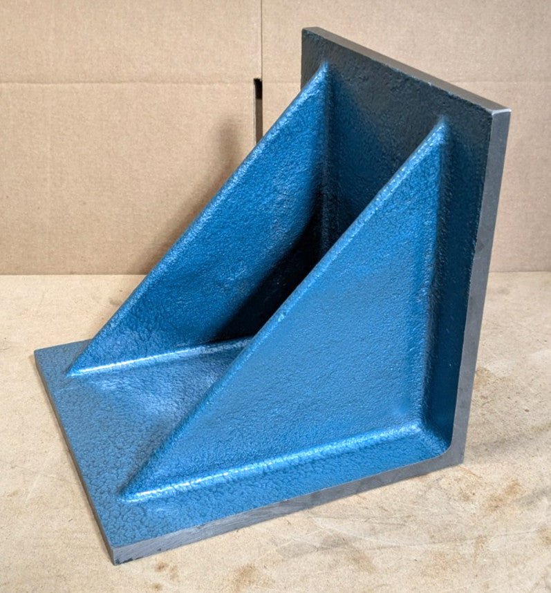 12" Wide x 12" Deep x 12" High Machined Angle Plate  Cast Iron  .003" Sq