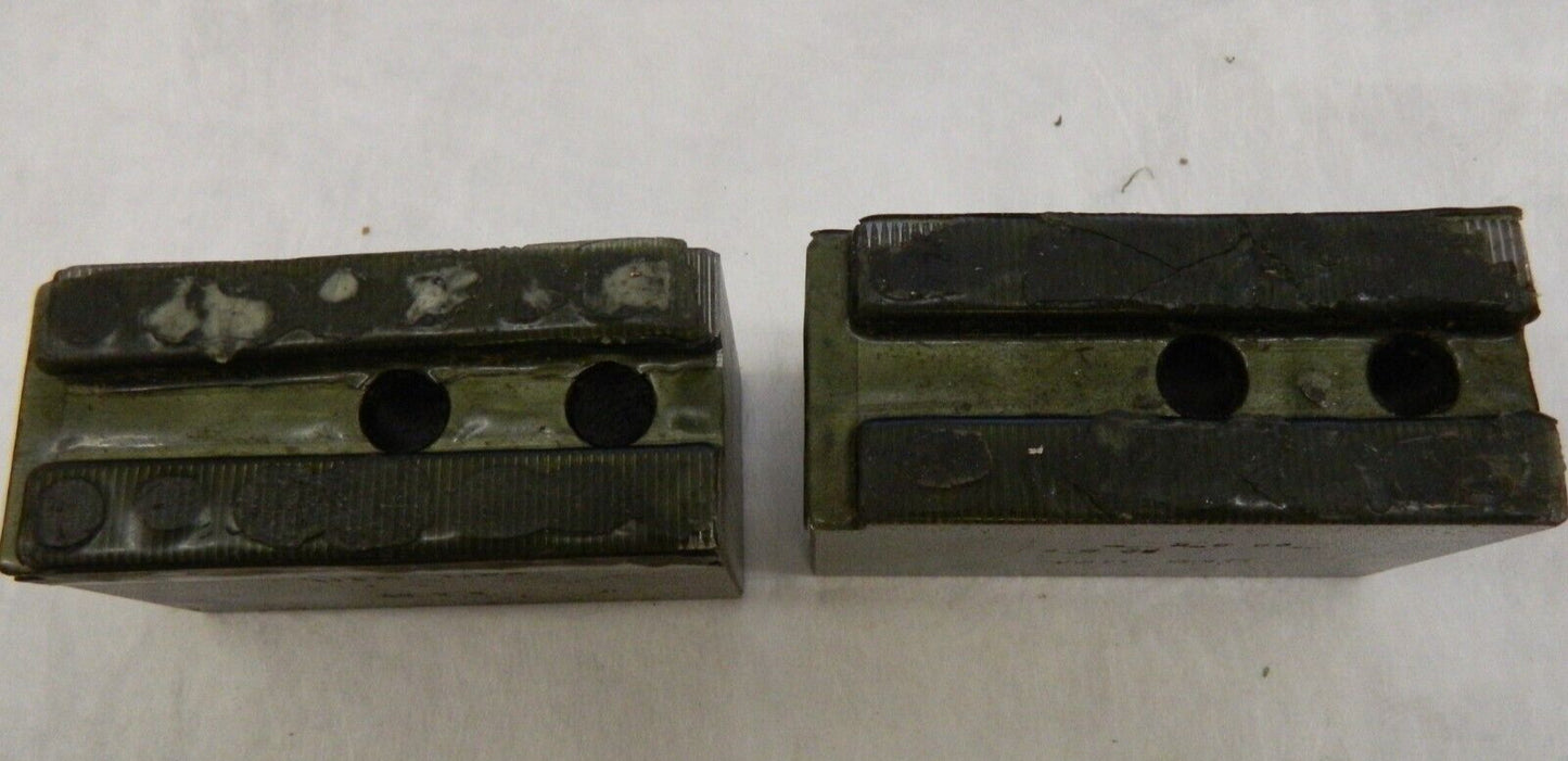 H & R Soft Lathe Chuck Jaw: Serrated QTY 2 HR-82-2.5