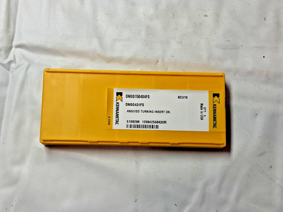 Kennametal Carbide Turning Inserts QTY5 DNGG431FS KCU10 5109296
