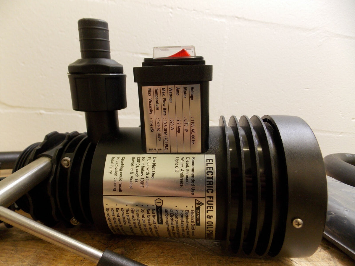 Pro-Lube Electric POM Oil Pump 10.5 GPM Flow Rate Model #85062495 PARTS/REPAIR