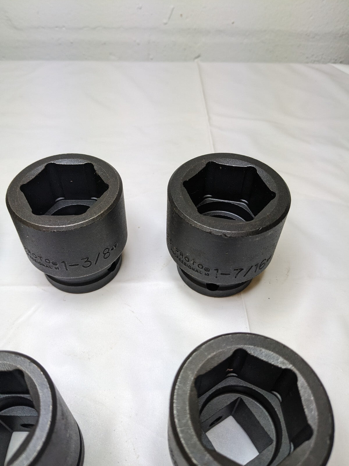 PROTO Deep Impact & Standard Socket Set: 6 Pc 1 to 1-1/2" J73103 INCOMPLETE