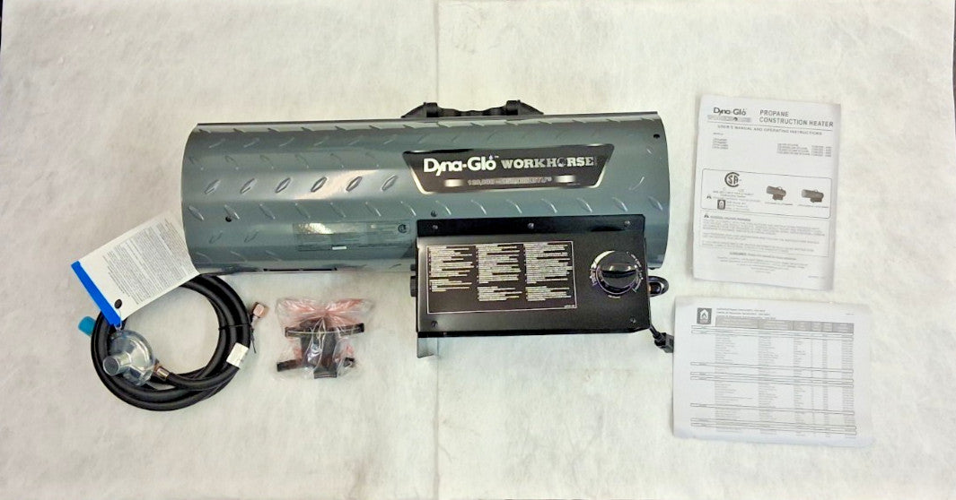 Dyna-Glo Workhorse Forced Air Heater 120K-150K BTU LP LPFA150WH