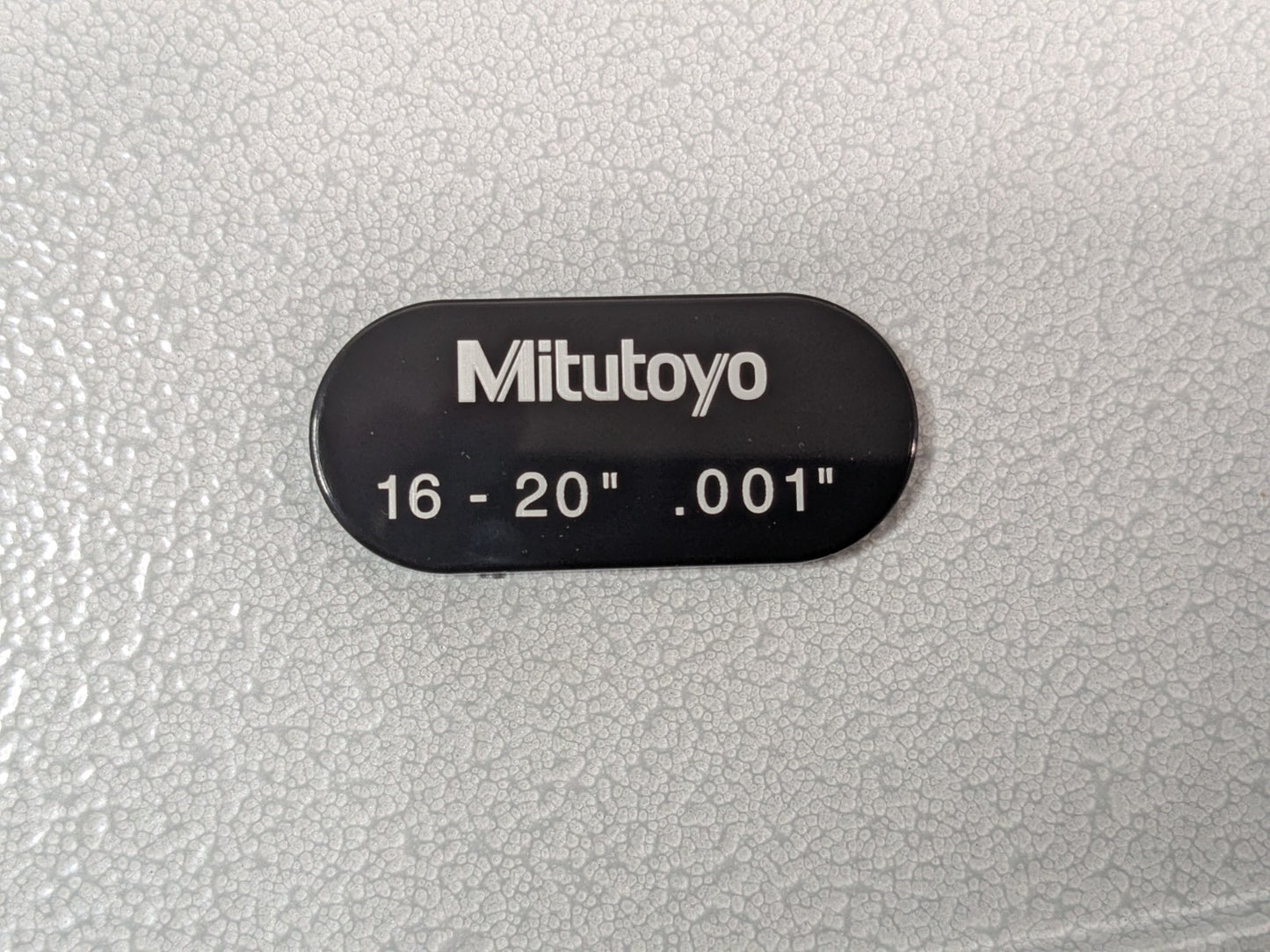 Mitutoyo 16"-20" Wide Range Outside Micrometer W/BROKEN RATCHET STOP 104-153