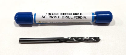 OSG  Jobber Length Carbide Twist Drill  #26 (.1470")  118 Deg   220-1470