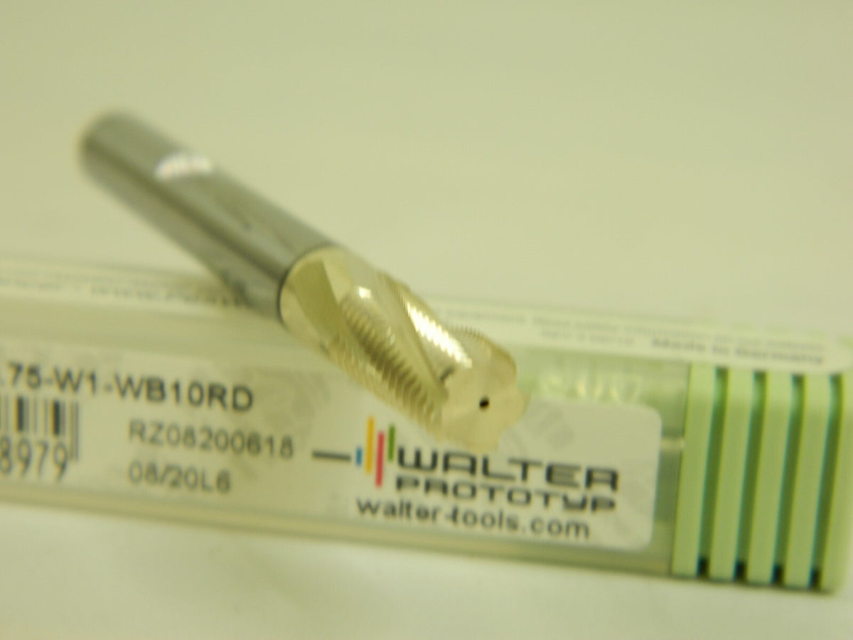 Walter SC Helical Flute Thread Mill TC610-M8x0.75-W1-WB10RD 6589135