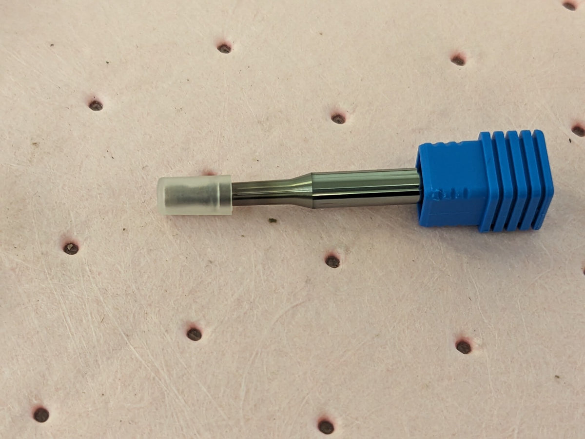 SECO Corner Radius End Mill: 4 mm Dia 2 Fl Solid Carbide 02968266