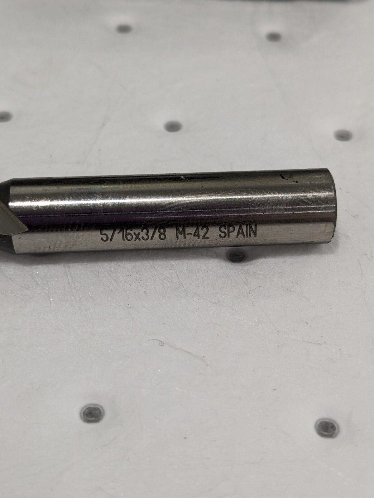 Interstate Cobalt Square End Mill 5/16" x 3/4" LOC 3 Flute .7530 M-42