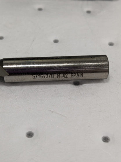 Interstate Cobalt Square End Mill 5/16" x 3/4" LOC 3 Flute .7530 M-42