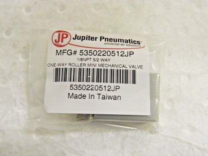 Jupiter Pneumatics 2 Position Mini Mechanical Valve 1/8" NPT 5-Way 5350220512JP