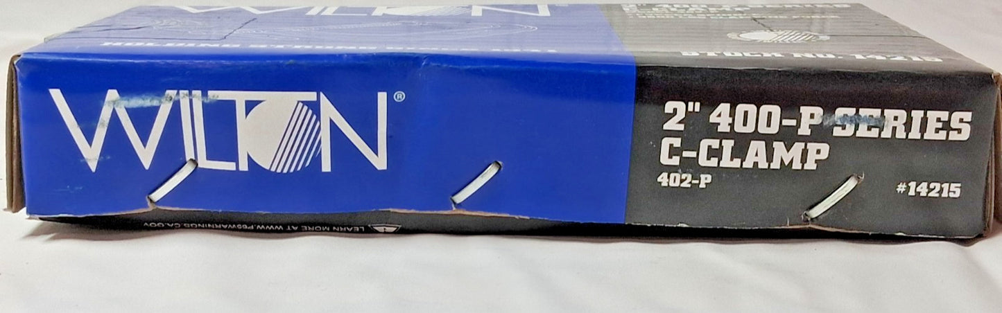 WILTON  C-CLAMP 400 SERIES 2-1/8 "MO 2-5/8"TD 402-P