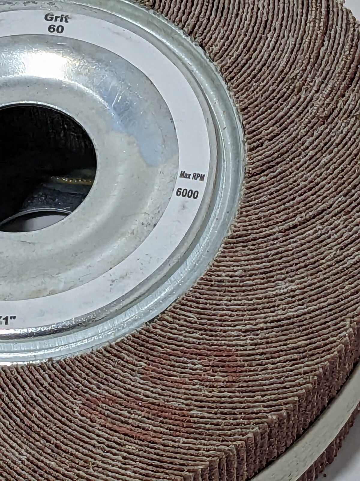 Tru-Maxx Unmounted Flap Wheel 6" x 1-1/2", 60 Grit, AO 87662417