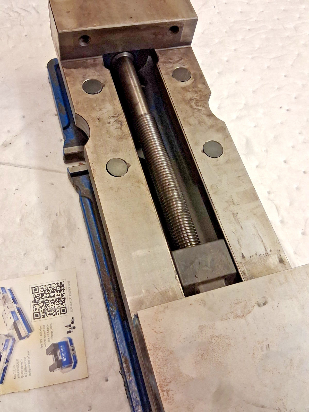 Kurt Single Station Precision Machine Vise Stationary Base FOR PARTS/REPAIR DX6