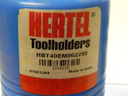Hertel BT40 Taper Shank 5/8" Hole End Mill Holder/Adapter  HBT40EM062250