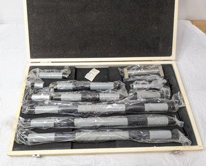 Fowler Inside Micrometer Set 4-80" Range 0.001" Grad 52-243-480-1 INCOMPLETE
