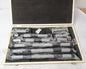 Fowler Inside Micrometer Set 4-80" Range 0.001" Grad 52-243-480-1 INCOMPLETE