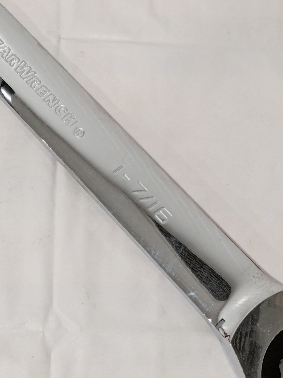 GEARWRENCH Combination Wrench: 1-7/16" Head Size, 15 deg Offset 9040