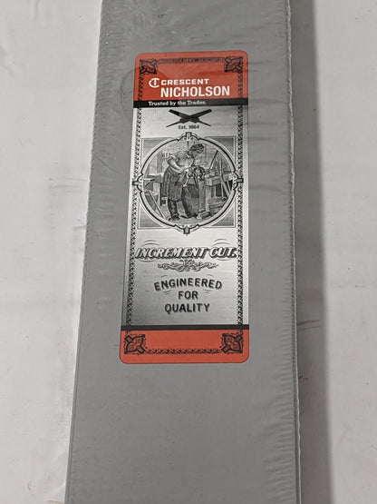NICHOLSON American-Pattern File: 10" Long, Round, Single Qty 12 12019