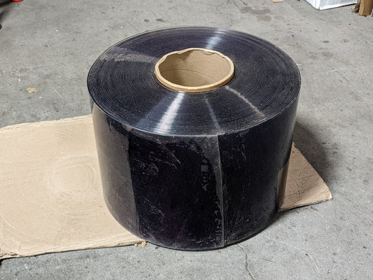 150 Ft. Bulk Roll of Aleco Clear PVC Curtain Strip 12" Width 170012