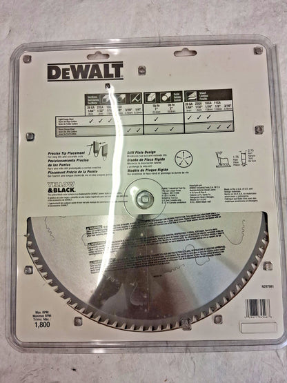 Dewalt Circular Saw Blade 14" Dia 90 Teeth .07 in Cut Wd 1" Arbor Size DWA7749