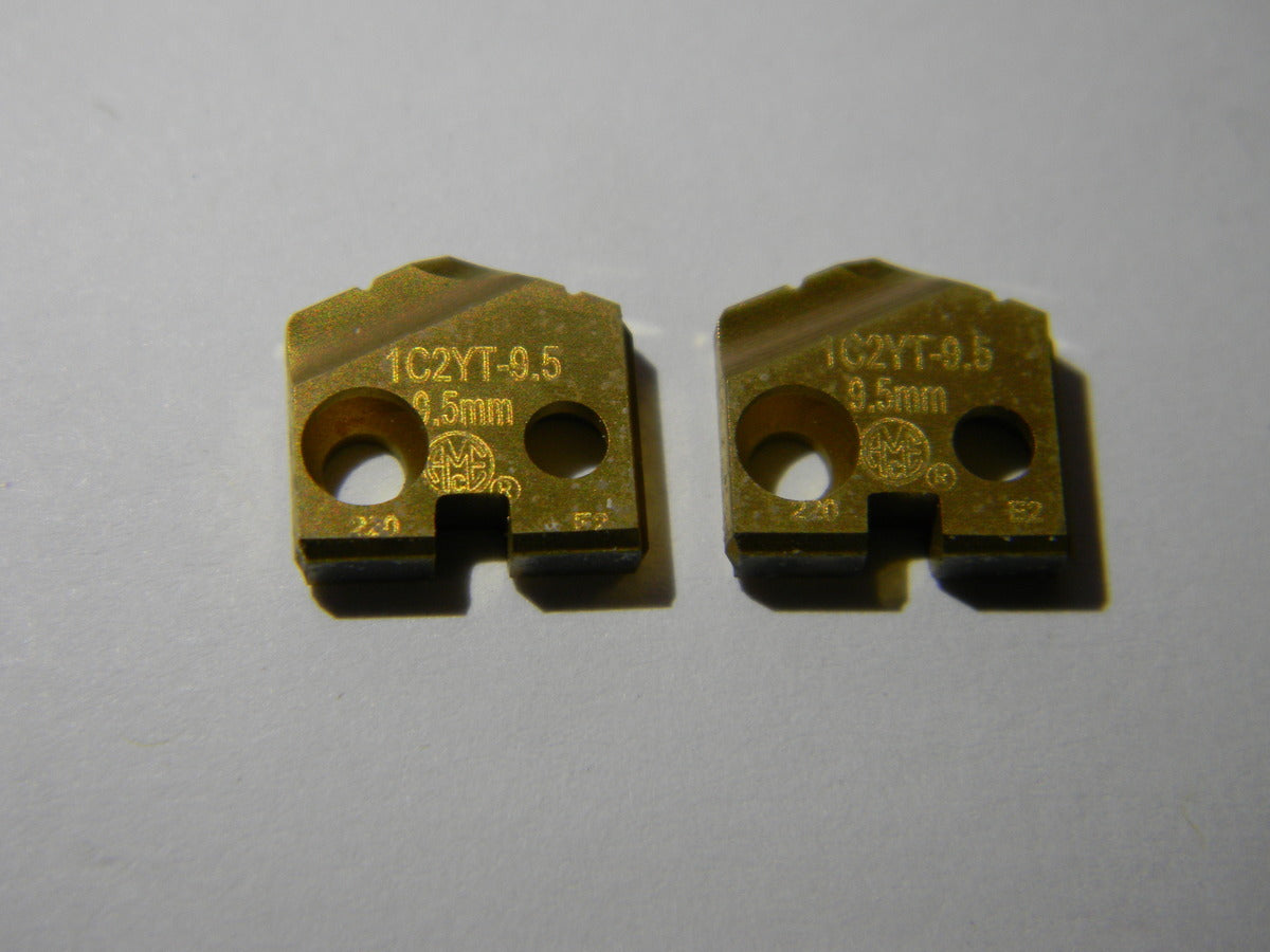 AME 9.5mm Diam 132° Seat Size Y Spade Drill Insert  Qty. 2 1C2YT-9.5