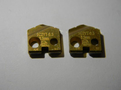 AME 9.5mm Diam 132° Seat Size Y Spade Drill Insert  Qty. 2 1C2YT-9.5