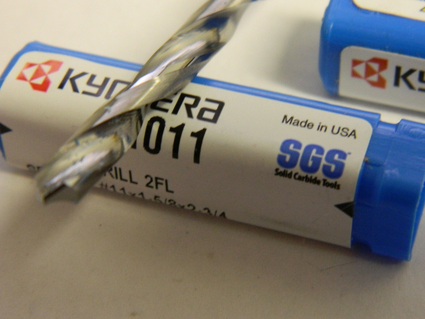 SGS 1/8" 1" LOC 1/8" Shank Diam 3" OAL 4 Fl Solid Carbide Sq