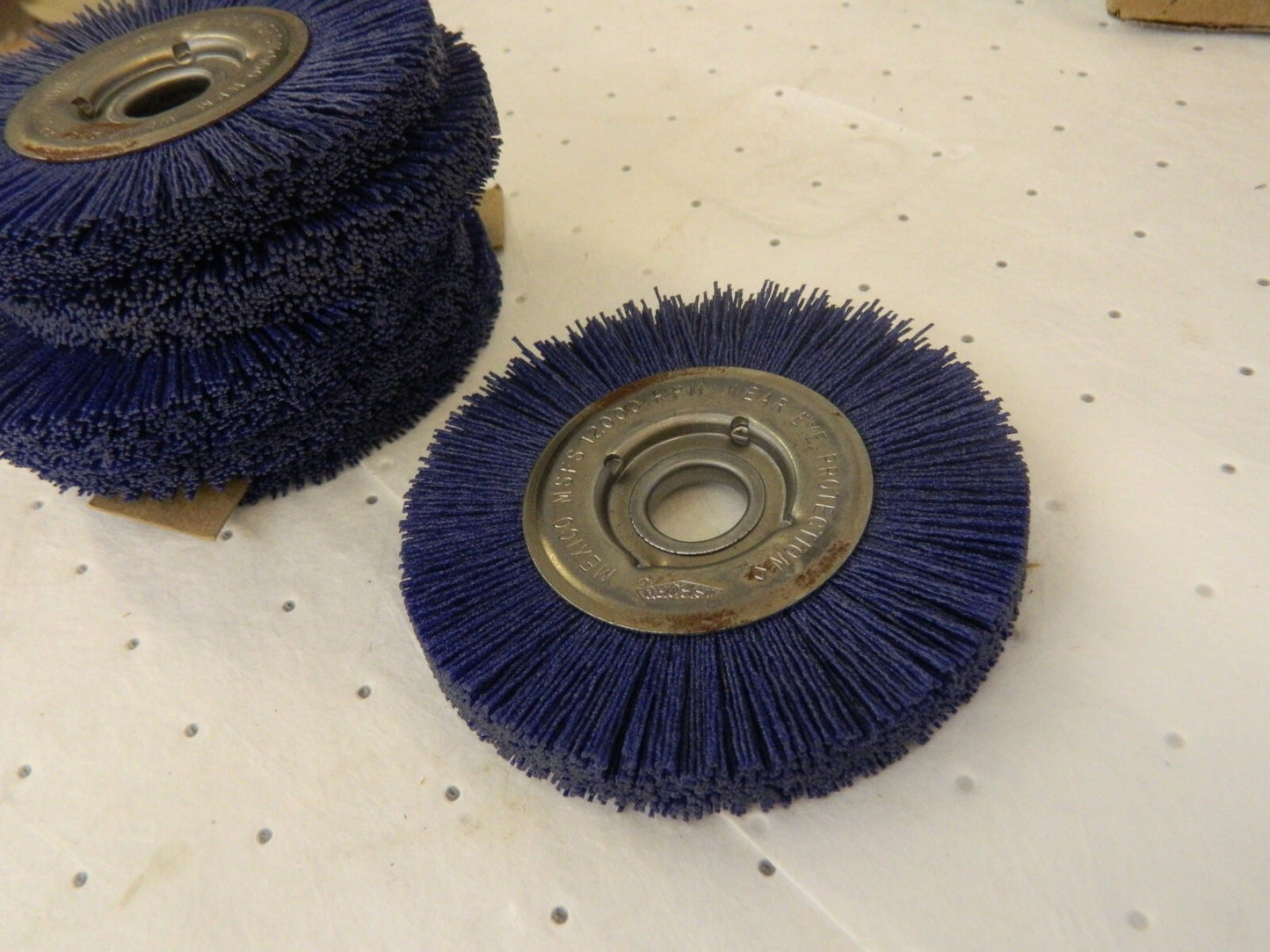 OSBORN Wheel Brush qty6 4" Wheel Dia, Crimped 0002240700