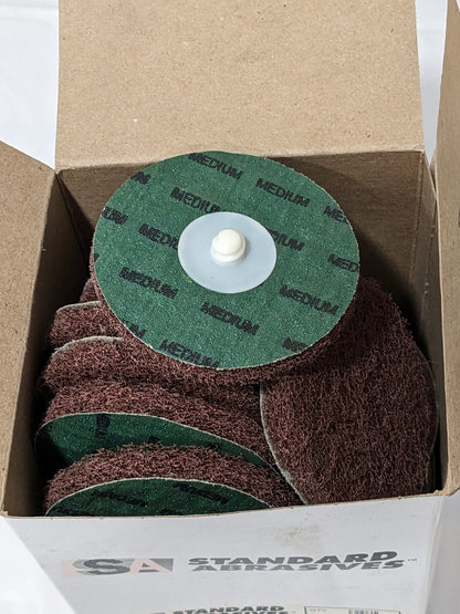Standard Abrasives Quick Change TR Buff and Blend GP Disc 3" Qty 25 810412