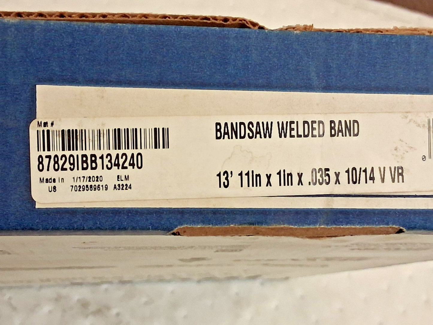 Irwin Blades Welded Bandsaw Blade 13ft 11" L x 1" W x 10-14 TPI 87829I
