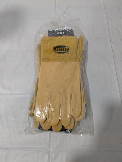 Ironcat Premium Top Grain Pigskin Leather MIG Welder's Glove 6 Pairs Sz XL
