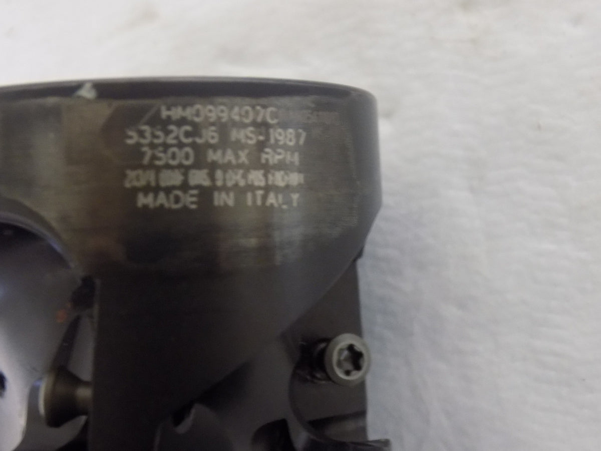 Hertel Face Mill Cutter 2" Dia x 3/4" Bore RH 3FL 6-Insert HM099407