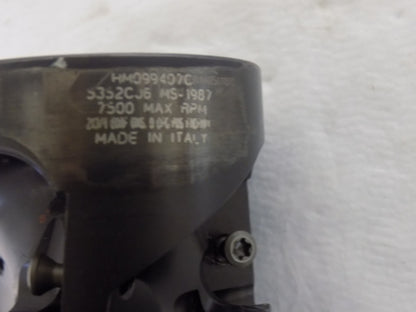 Hertel Face Mill Cutter 2" Dia x 3/4" Bore RH 3FL 6-Insert HM099407