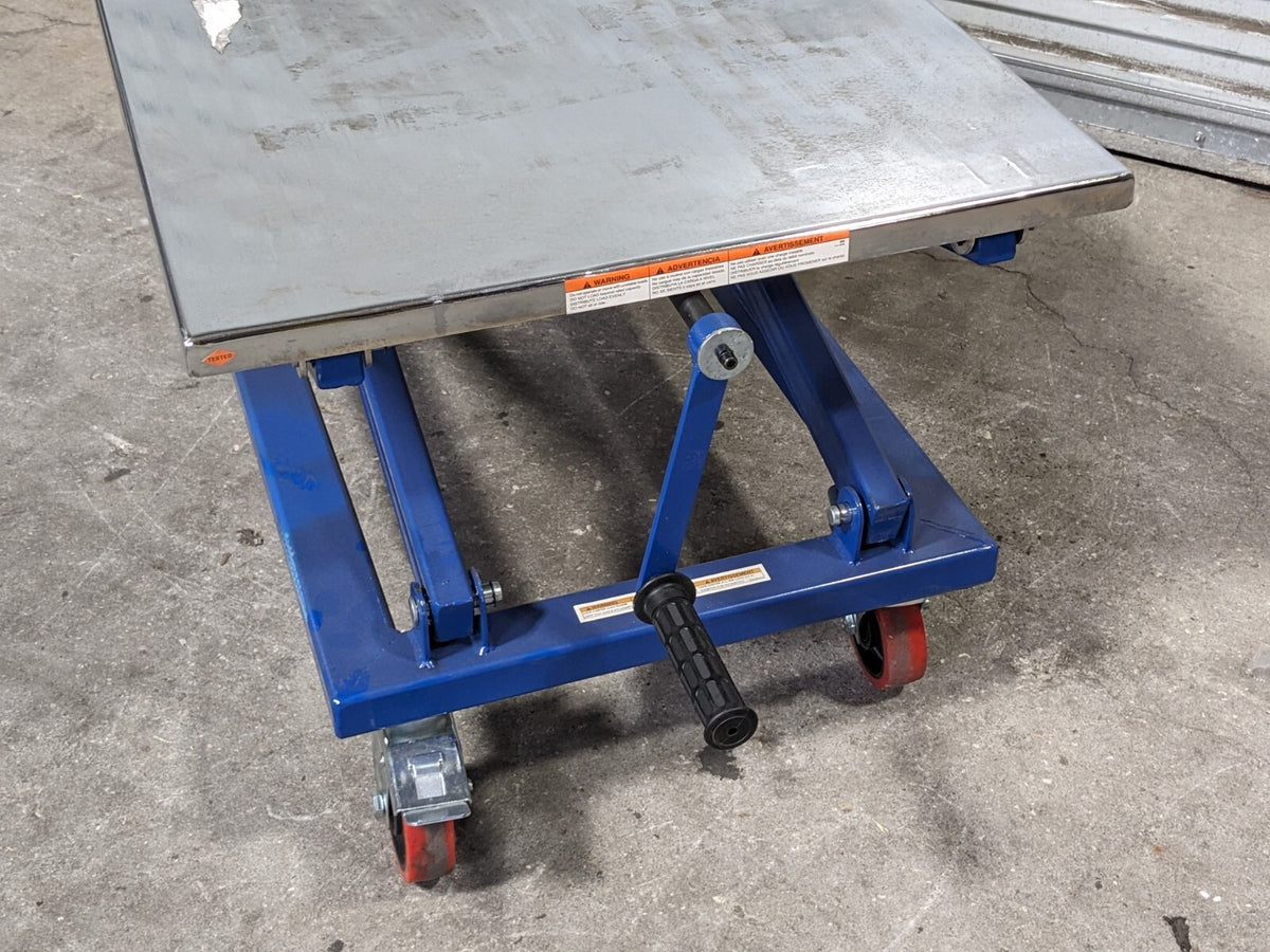 Vestil Mechanical Scissor Lift Cart 1000 lb Cap 40 x 26 Platform Parts / Repair
