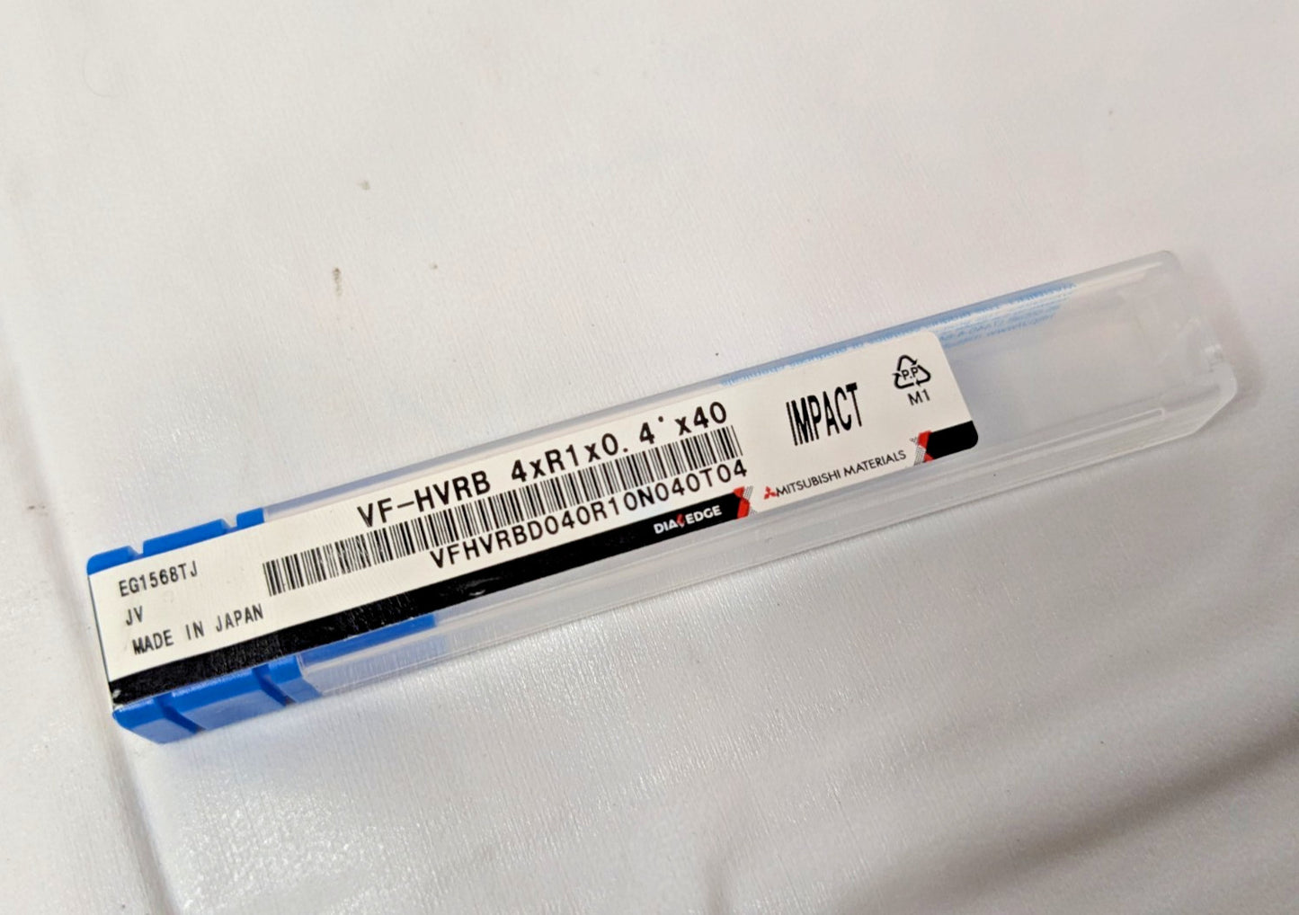 Mitsubishi Carbide End Mill 4 mm Dia X 100mm OAL VFHVRBD040R10N040T09