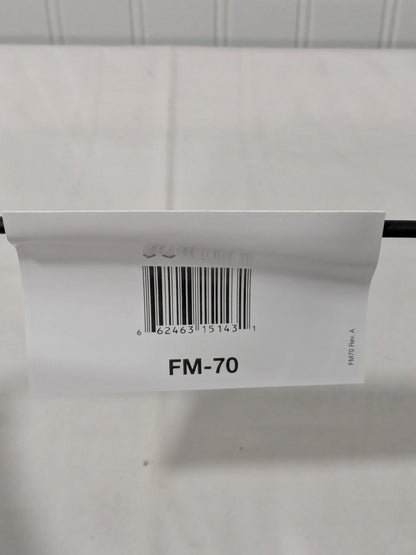 Honeywell 8" x 16-1/2" Clear Dual Crown Faceshield FM70DCCL