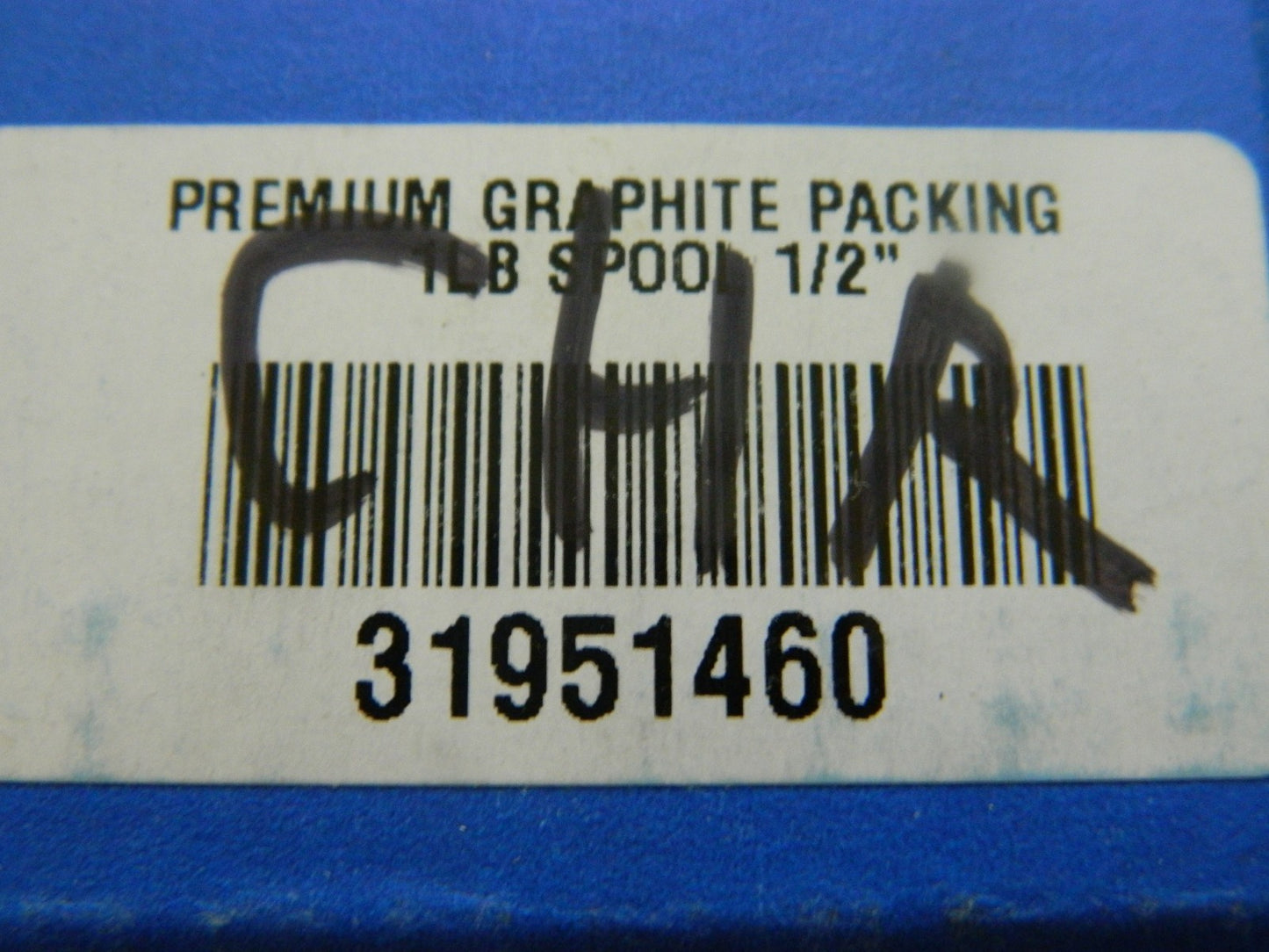 Professional Graphite Yarn Spool 1/2" x 10.4Ft. Spool Length 31951460