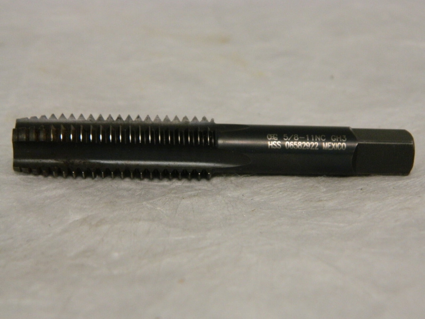 OSG HSS Straight Flute Standard Hand Tap 5/8-11 NC H3 4-FL 1123701
