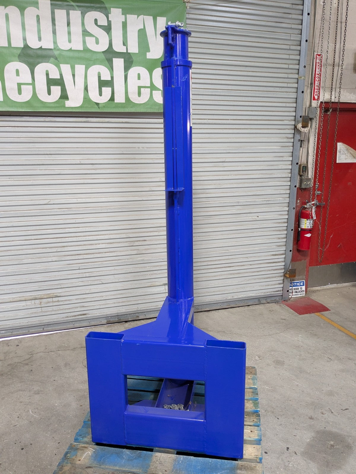 Telescoping Fixed Boom Forklift Attachment 4000 lb Capacity WTD-LB-4HD