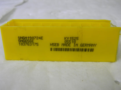 Kennametal Ceramic Turning Insert SNG656E Grade - KY1525  Box of 10