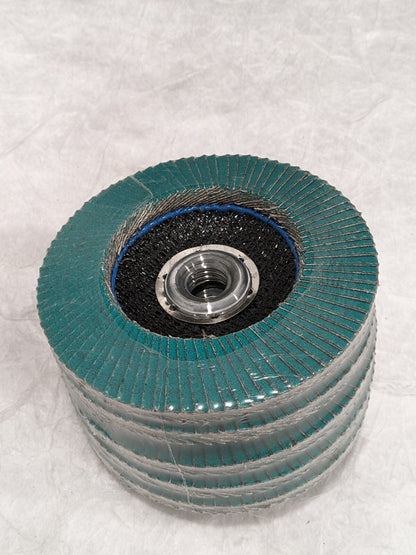 3M Flap Disc: 4-1/2" Dia, 80 Grit, Zirconia Alumina, Type 29 Qty 5 7000119470