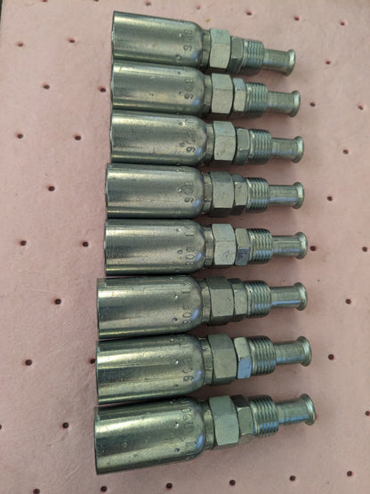 8pc 3/8" Hose x 3/8" Tube x 5/8-18 Thread Male Inverted Straight 06U-B06