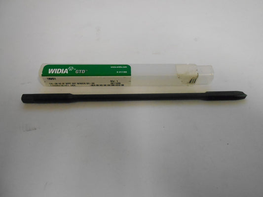 Widia GTD 1/4" - 28 UNF H3 2-Flute HSS Spiral Point Tap QTY 2  18951